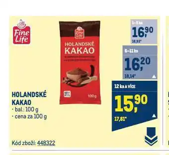 Makro Holandské kakao nabídka