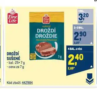 Makro Droždí sušené nabídka