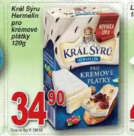 Hruška Král sýrů hermelín nabídka