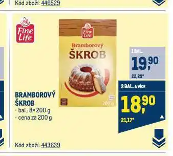 Makro Bramborový škrob nabídka