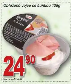 Hruška Obložené vejce se šunkou nabídka
