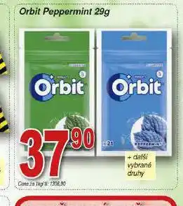 Hruška Orbit žvýkačky nabídka