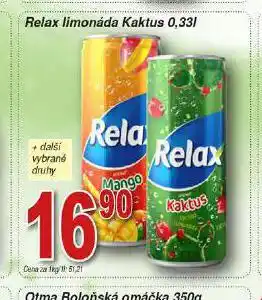 Hruška Relax limonáda nabídka