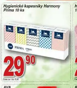 Hruška Harmony papírové kapesníky nabídka