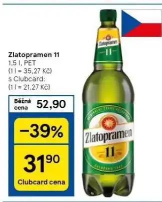 Tesco Pivo zlatopramen 11 nabídka