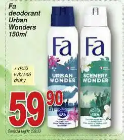 Hruška Fa deodorant nabídka