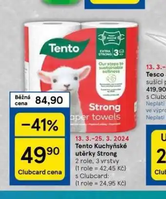 Tento kuchyňské utěrky strong