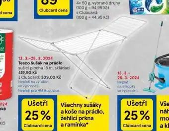 Tesco Tesco sušák na prádlo nabídka