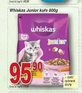 Hruška Whiskas granule pro kočky nabídka