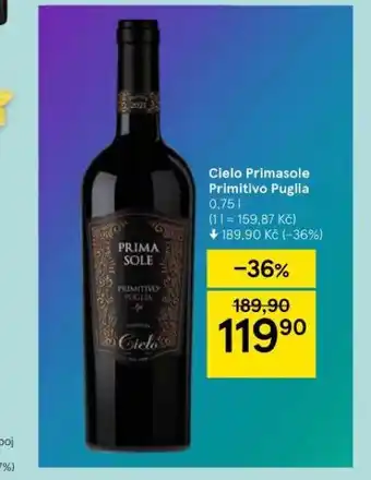 Tesco Cielo primasole primitivo puglia nabídka