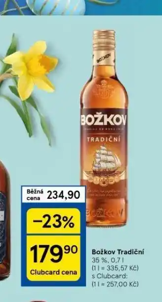 Tesco Božkov tradiční nabídka