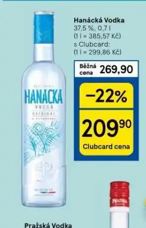 Tesco Hanácká vodka nabídka