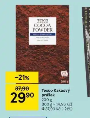 Tesco Tesco kakaový prášek nabídka