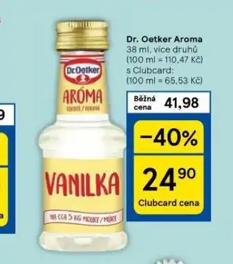 Tesco Dr. oetker aroma nabídka