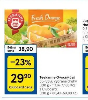 Tesco Teekanne ovocný čaj nabídka