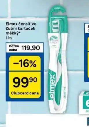 Tesco Elmex sensitive zubní kartáček mekký nabídka