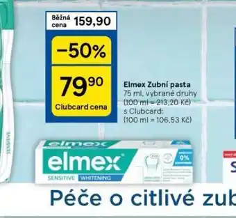 Tesco Elmex zubní pasta nabídka