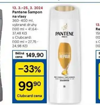Tesco Pantene šampon nabídka