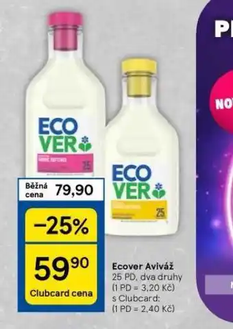 Tesco Ecover aviváž nabídka