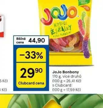 Tesco Jojo bonbony nabídka