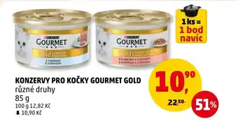 Penny Market KONZERVY PRO KOČKY GOURMET GOLD nabídka