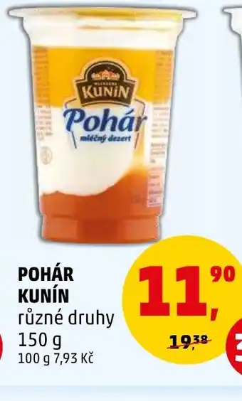 Penny Market POHÁR KUNÍN nabídka