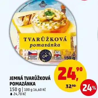 Penny Market JEMNÁ TVARŮŽKOVÁ POMAZÁNKA nabídka