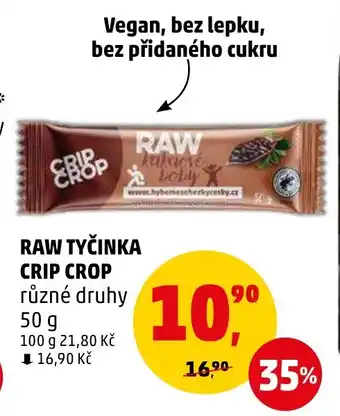 Penny Market RAW TYČINKA CRIP CROP nabídka