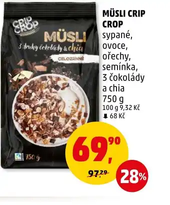 Penny Market MÜSLI CRIP CROP nabídka
