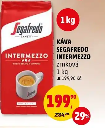 Penny Market KÁVA SEGAFREDO INTERMEZZO nabídka