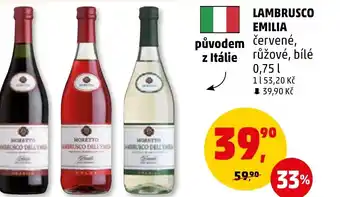 Penny Market LAMBRUSCO EMILIA nabídka