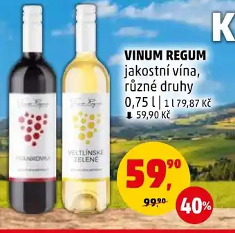 Penny Market VINUM REGUM 0.75L nabídka