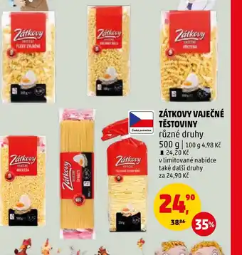 Penny Market ZÁTKOVY VAJEČNÉ TĚSTOVINY nabídka