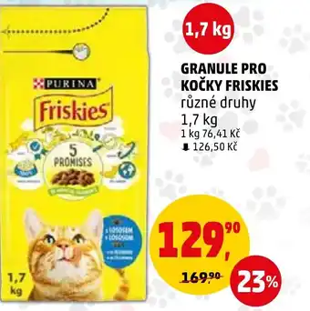 Penny Market GRANULE PRO KOČKY FRISKIES nabídka