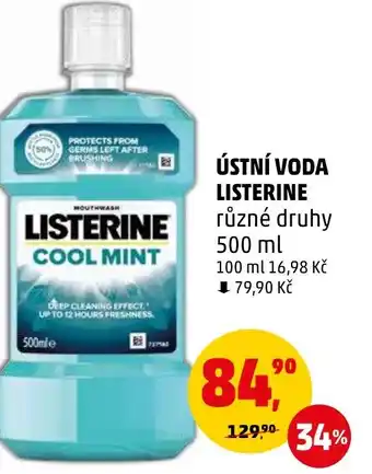 Penny Market ÚSTNÍ VODA LISTERINE nabídka