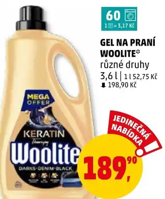 Penny Market GEL NA PRANÍ WOOLITE nabídka