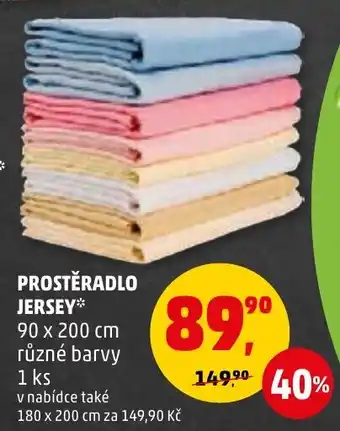 Penny Market PROSTĚRADLO JERSEY nabídka