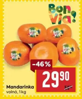 Billa Mandarinka nabídka