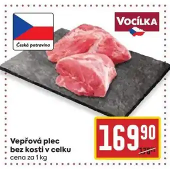 Billa Vepřová plec bez kosti v celku nabídka