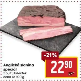 Billa Anglická slanina special nabídka