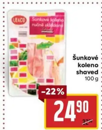 Billa Šunkové koleno shaved nabídka