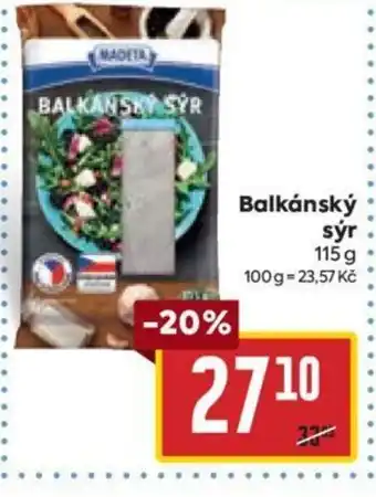 Billa Balkánský syr nabídka