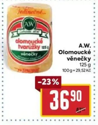 Billa A.W. Olomoucké věnečky nabídka