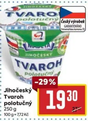Billa Jihočeský Tvaroh polotučný nabídka