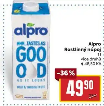 Billa Alpro Rostlinný nápoj 1L nabídka