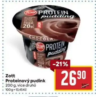 Billa Zott Proteinový pudink nabídka