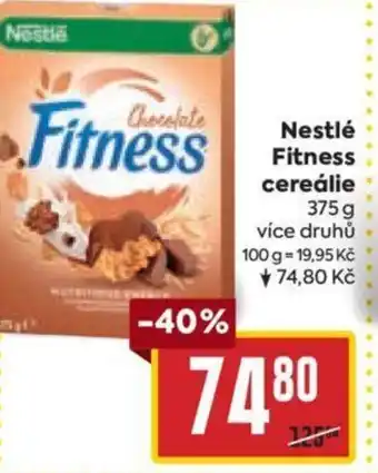 Billa Nestlé Fitness cereálie nabídka