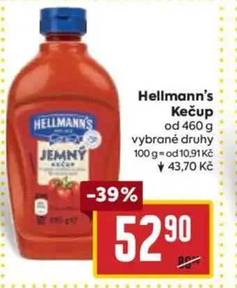 Billa Hellmann's Kečup nabídka