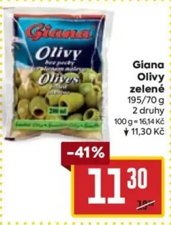 Billa Giana Olivy zelené nabídka