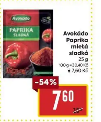 Billa Avokádo Paprika mletá sladká nabídka